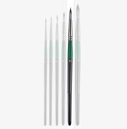 Pędzel Round Synthetic Pędzelek modelarski, malarski syntetyczny włos Nr. 10