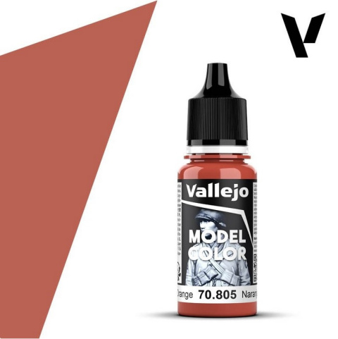 VALLEJO MODEL COLOR 008 Farba modelarska akrylowa 70805 GERMAN ORANGE 18 ml VALLEJO MODEL COLOR 008 Farba modelarska akrylowa 70805 GERMAN ORANGE 18 ml