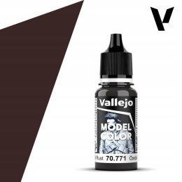 VALLEJO MODEL COLOR 156 Farba modelarska akrylowa 70771 DARK RUST 18 ml