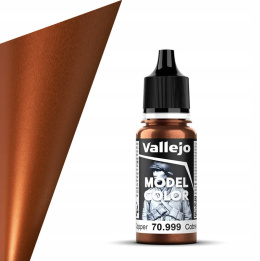 VALLEJO MODEL COLOR 203 Farba modelarska akrylowa 70999 COPPER 18ml