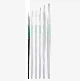 Pędzel Round Synthetic Pędzelek modelarski, malarski syntetyczny włos Nr. 2