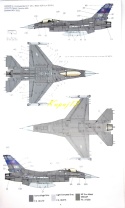 MODEL samolot do sklejania F-16C Fighting Falcon+ podkład, farby,lakier