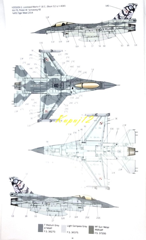 MODEL samolot do sklejania F-16C Fighting Falcon+ podkład, farby,lakier MODEL samolot do sklejania F-16C Fighting Falcon+ podkład, farby,lakier