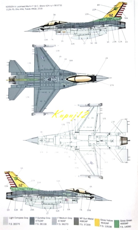 MODEL samolot do sklejania F-16C Fighting Falcon+zestaw, mata, farby,lakier MODEL samolot do sklejania F-16C Fighting Falcon+zestaw, mata, farby,lakier