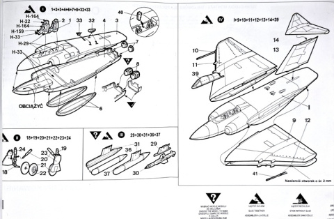 MODEL samolotu do sklejania Gloster Javelin + farby, podkład, lakier, wash MODEL samolotu do sklejania Gloster Javelin + farby, podkład, lakier, wash