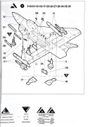 MODEL samolotu do sklejania Gloster Javelin + farby, podkład, lakier, wash