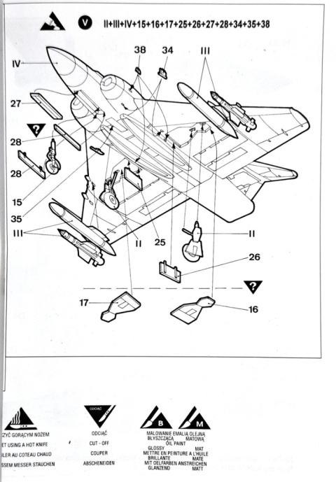 MODEL samolotu do sklejania Gloster Javelin + farby, podkład, lakier, wash MODEL samolotu do sklejania Gloster Javelin + farby, podkład, lakier, wash