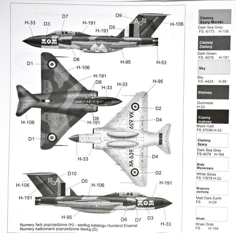 MODEL samolotu do sklejania Gloster Javelin + farby, podkład, lakier, wash MODEL samolotu do sklejania Gloster Javelin + farby, podkład, lakier, wash