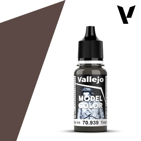 VALLEJO MODEL COLOR 194 Farba modelarska akrylowa 70939 SMOKE INK 18 ml