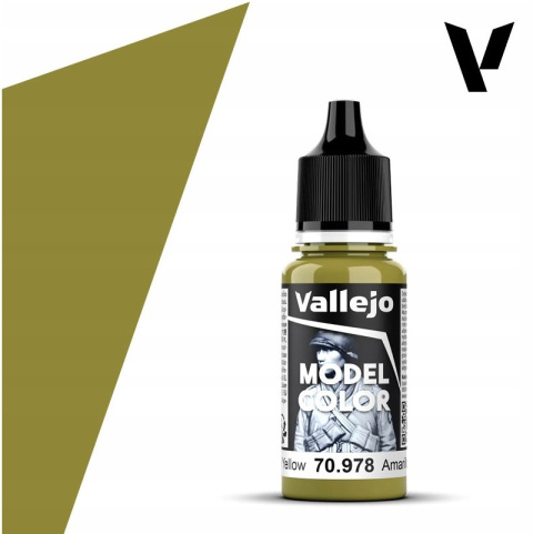 VALLEJO MODEL COLOR 120 Farba modelarska akrylowa 70978 DARK YELLOW 18 ml VALLEJO MODEL COLOR 120 Farba modelarska akrylowa 70978 DARK YELLOW 18 ml