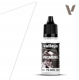 VALLEJO 70600 FARBA PODKŁADOWA akrylowa Podkład Surface Primer White 18ml