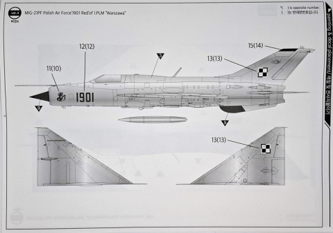MODEL MiG-21PF Fishbed-D – radziecki samolot myśliwski Academy skala 1:48 MODEL MiG-21PF Fishbed-D – radziecki samolot myśliwski Academy skala 1:48