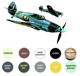 MODEL angieskiego samolotu  Hawker Hurricane MK.IIC Smer skala 1:72