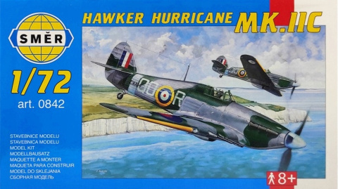 MODEL angieskiego samolotu Hawker Hurricane MK.IIC Smer skala 1:72 MODEL angieskiego samolotu Hawker Hurricane MK.IIC Smer skala 1:72