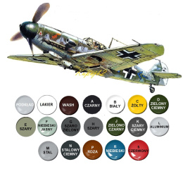 MODEL niemieckiego samolotu Messerschmitt Bf 109F-4/B ICM skala 1:48