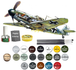 MODEL niemieckiego samolotu Messerschmitt Bf 109F-4/B ICM skala 1:48