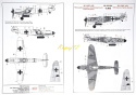 MODEL niemieckiego samolotu Messerschmitt Bf 109F-4/B ICM skala 1:48