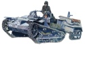 PLASTIKOWY model do sklejania francuski Transporter RENAULT UE +mata A3, farby akrylowe, podkład do farb akrylowych...