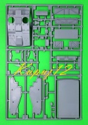 PLASTIKOWY model do sklejania francuski Transporter RENAULT UE +mata A3, farby akrylowe, podkład do farb akrylowych...