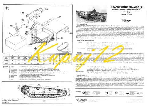 PLASTIKOWY model do sklejania francuski Transporter RENAULT UE +mata A3, farby akrylowe, podkład do farb akrylowych... PLASTIKOWY model do sklejania francuski Transporter RENAULT UE +mata A3, farby akrylowe, podkład do farb akrylowych...