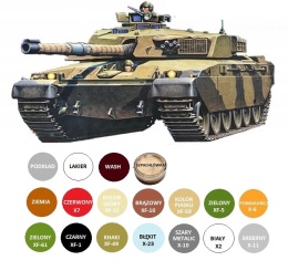 MODEL brytyjskiego czołgu Challenger 1 (Mk.3) Tamiya Skala 1:35