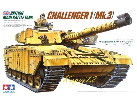 MODEL brytyjskiego czołgu Challenger 1 (Mk.3) Tamiya Skala 1:35 MODEL brytyjskiego czołgu Challenger 1 (Mk.3) Tamiya Skala 1:35