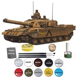 MODEL brytyjskiego czołgu Challenger Mk.3 Academy Skala 1:72