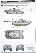 MODEL brytyjskiego czołgu Challenger Mk.3 Academy Skala 1:72