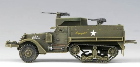 MODEL transporter amfibia, motor M3 Half Track & 14 ton Amphibion Vehicle Academy Skala 1:72 MODEL transporter amfibia, motor M3 Half Track & 14 ton Amphibion Vehicle Academy Skala 1:72