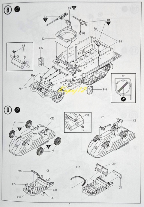 MODEL transporter amfibia, motor M3 Half Track & 14 ton Amphibion Vehicle Academy Skala 1:72 MODEL transporter amfibia, motor M3 Half Track & 14 ton Amphibion Vehicle Academy Skala 1:72