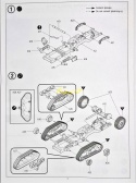 MODEL transporter amfibia, motor M3 Half Track & 14 ton Amphibion Vehicle Academy Skala 1:72