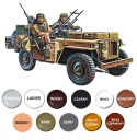 MODEL angielskiego samochodu terenowego Special air service jeep Tamiya Skala 1:35