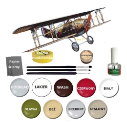 PLASTIKOWY model francuskiego samolotu myśliwskiego SPAD XIII WWI Fighter Academy Skala 1:72