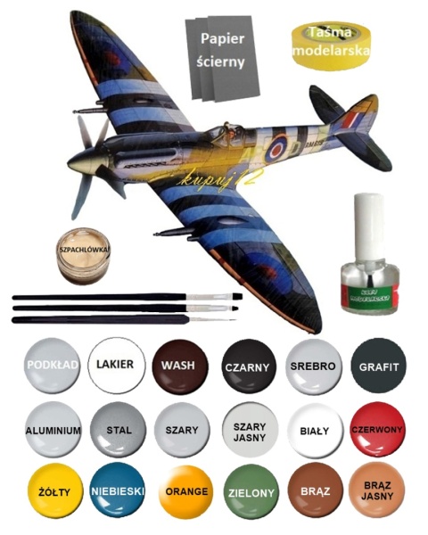 MODEL samolotu do sklejania Spitfire Mk.XIVc Academy Skala 1:48 MODEL samolotu do sklejania Spitfire Mk.XIVc Academy Skala 1:48
