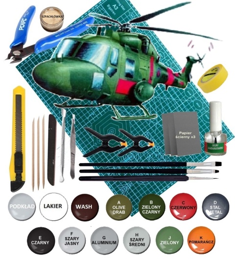 PLASTIKOWY Model HELIKOPTERA LYNX Mk.1 Antyterorystyczny Plastyk 1:72 PLASTIKOWY Model HELIKOPTERA LYNX Mk.1 Antyterorystyczny Plastyk 1:72