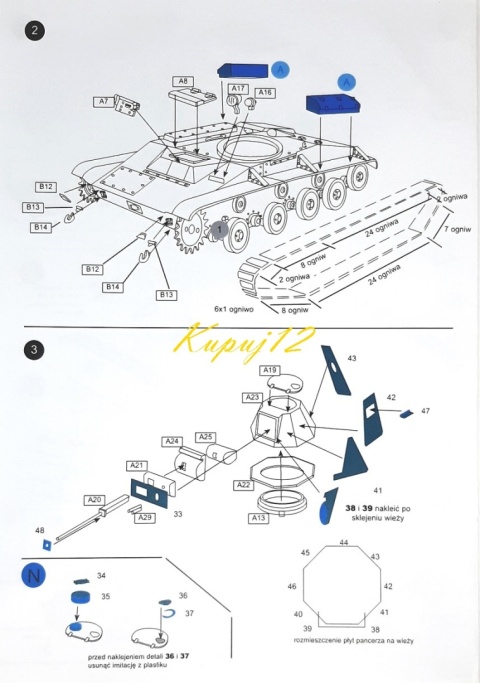 PLASTIKOWY model czołgu rozpoznawczego T-60 Areo Skala 1:35 PLASTIKOWY model czołgu rozpoznawczego T-60 Areo Skala 1:35