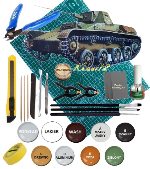 PLASTIKOWY model czołgu rozpoznawczego T-60 Areo Skala 1:35 PLASTIKOWY model czołgu rozpoznawczego T-60 Areo Skala 1:35