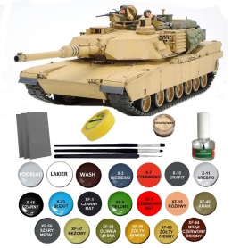 MODEL plastikowego czołgu do sklejania M1A1 Abrams 120mm Gun Tamiya skala 1:35