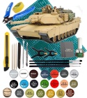 MODEL plastikowego czołgu do sklejania M1A1 Abrams 120mm Gun Tamiya skala 1:35