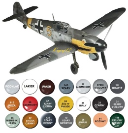 MODEL samolotu do sklejania Messerschmitt Bf-109 F2 Zvezda Skala 1:48_4802