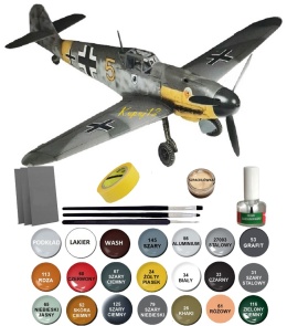 MODEL samolotu do sklejania Messerschmitt Bf-109 F2 Zvezda Skala 1:48_4802