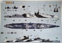 2 okręty amerykańskie U.S.S. Indianapolis U.S.S. Fletcher Pacific Warriors Revell skala 1:700