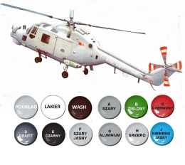 ŚMIGŁOWIEC Super Lynx HMA.8 model do sklejania Plastyk Skala 1:72