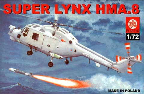ŚMIGŁOWIEC Super Lynx HMA.8 model do sklejania Plastyk Skala 1:72 ŚMIGŁOWIEC Super Lynx HMA.8 model do sklejania Plastyk Skala 1:72