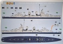 2 okręty amerykańskie U.S.S. Indianapolis U.S.S. Fletcher Pcific Warriors Revell skala 1:700