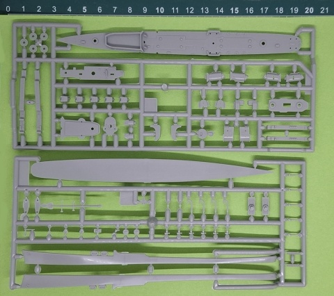 2 okręty amerykańskie U.S.S. Indianapolis U.S.S. Fletcher Pcific Warriors Revell skala 1:700