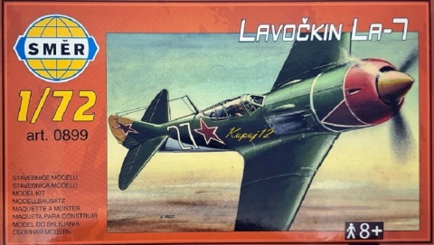 MODEL samolotu LAVOĆKIN LA-7 Smer Skala 1:72 0899