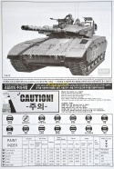 Model czołgu do sklejania Merkava Mk.III Academy Skala 1:72 13429