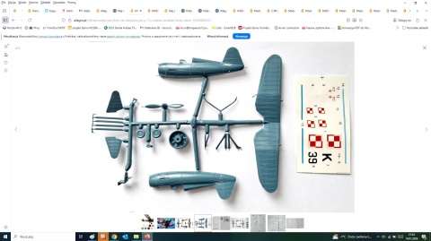 2 modele Polskich Samolotów z II Wojny światowej PZL 23B KARAŚ + P-11c