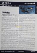 Model samolot do sklejania Messerschmitt Bf 110 G-4 Eduard Skala 1:48 8405